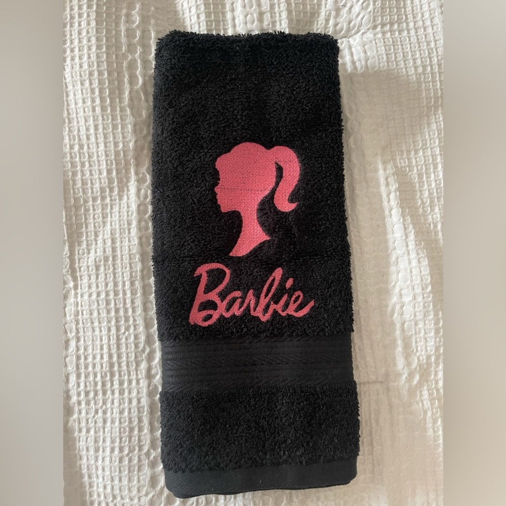 Barbie hand towel NWT